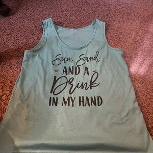 Cute tank teal color